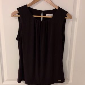 Calvin Klein Women's Elegant Plum Blouse